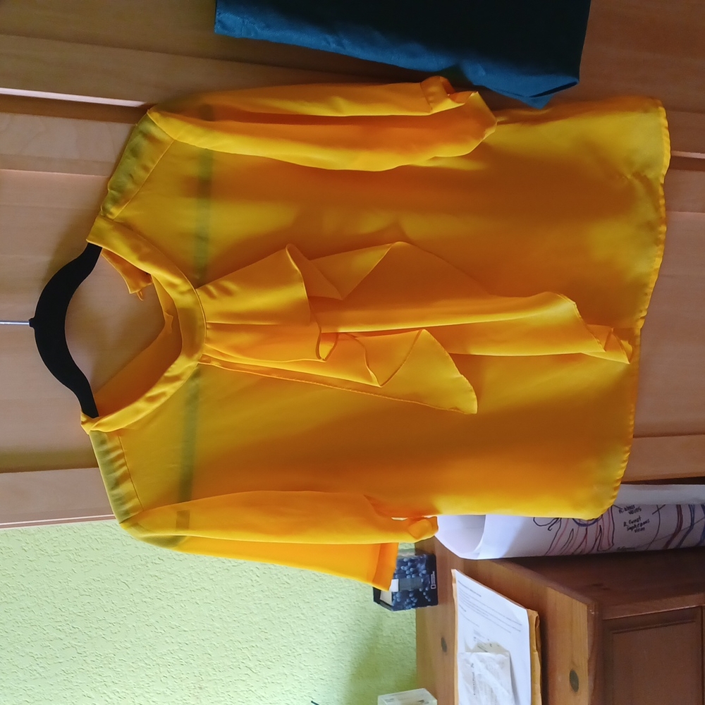 Yellow blouse
